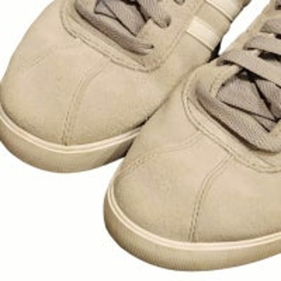 Adidas light gray suede skate shoes size 10 - Picture 4 of 8